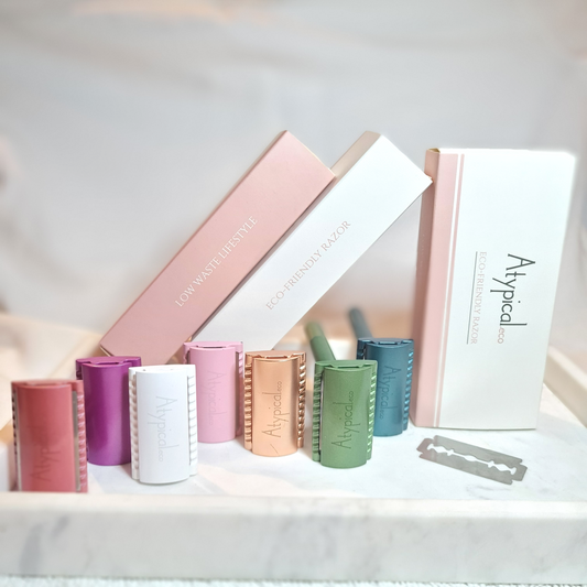 Eco-razor new zealand, plastic free shaving, Atypical.eco